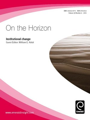cover image of On The Horizon, Volume 13, Issue 1